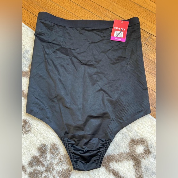 SPANX Black High Wasted Thong